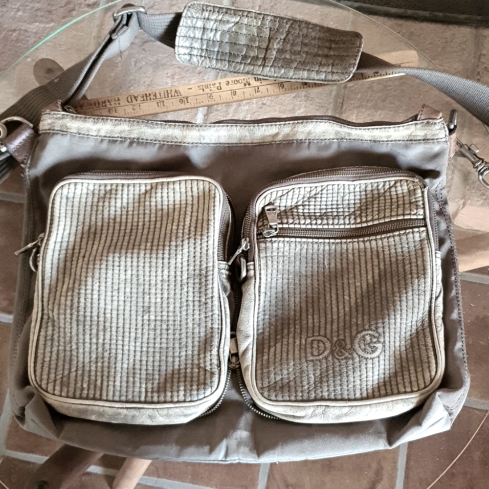 Nylon Dolce & Gabbana mens messenger bag